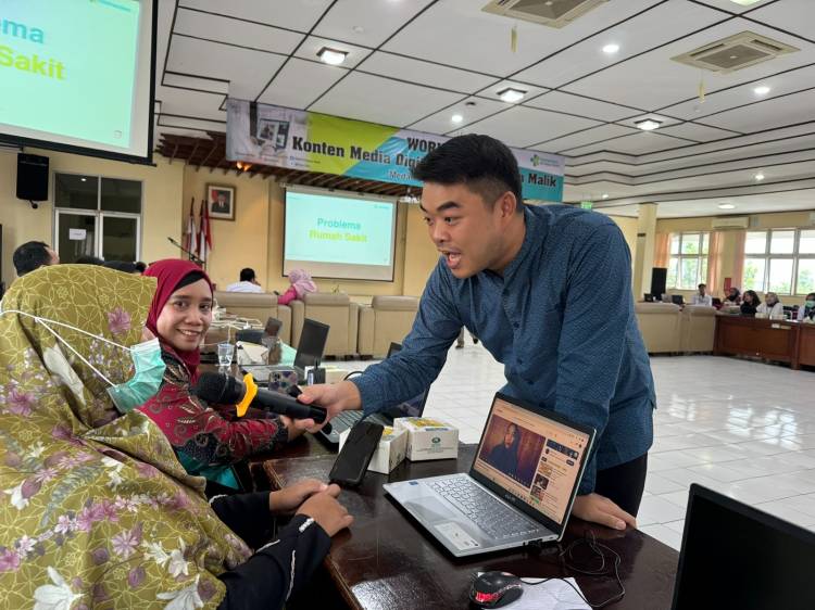 Tenaga Kesehatan Hingga Staf RSUP HAM Belajar Menjadi Content Creator