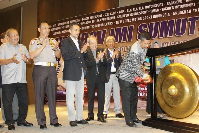 Gubernur Sumut Minta IMI Jadi Pelopor Kejayaan Sumut Tuan Rumah Reli Dunia