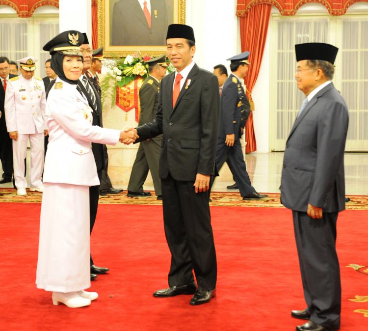 Presiden Jokowi Lantik Nurhajizah Marpaung Sebagai Wakil Gubernur Sumut