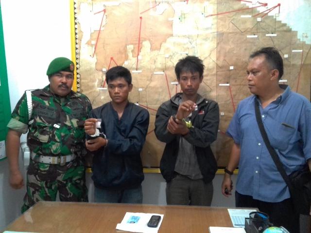 Kodim 0204/DS Tangkap Dua Pengedar Sabu di Galang