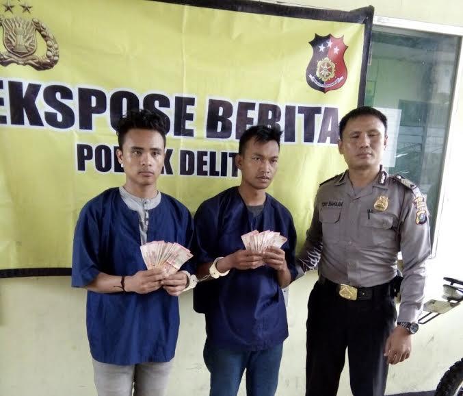 Polsek Delitua Ungkap Kasus Pencurian di Indomaret