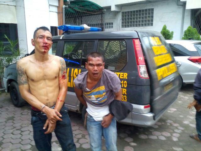 Jambret Nyaris Tewas Dihajar Massa di Jalan Emas