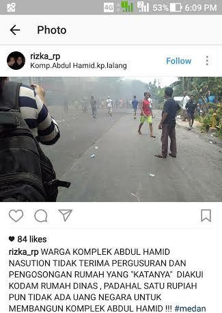 Digusur Kodam I BB, Warga Akui Sudah Puluhan Tahun Tinggal di Komplek Abdul Hamid