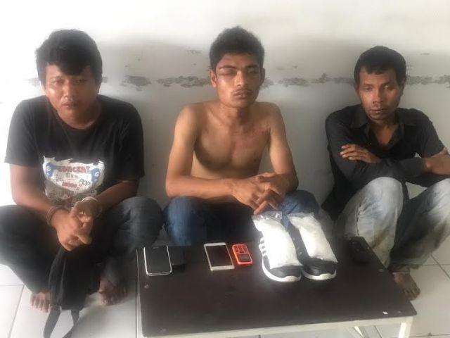 Ditres Narkoba Poldasu Ringkus Tiga Pelaku Hingga di Parkiran Kampus USU