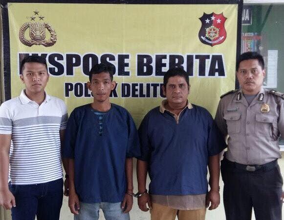 Dua Pelaku Curanmor di Depan SMA 13 Medan Diringkus Polsek Delitua