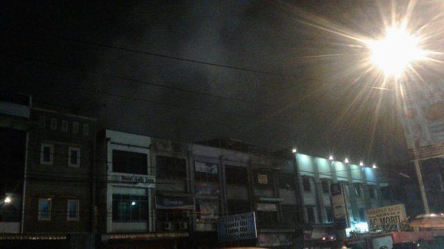 Ruko Bank BRI di Jalan Juanda Medan Terbakar 