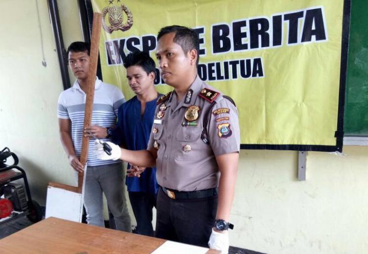 Polsek Delitua Tangani Kasus Penganiayaan Sesama Pengungsi