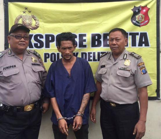 Polsek Delitua Amankan Pelaku Tindak Asusila Terhadap Anak di Bawah Umur