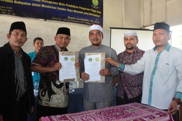 STIS Ummul Ayman Pidie Jaya Jalin Kerjasama dengan FAH UIN Ar-Raniry