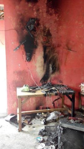 Rumah Pasutri di Desa Marindal I Dibakar OTK
