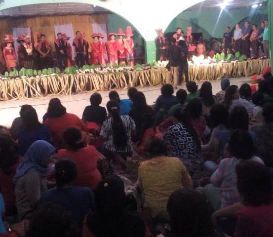 Polsek Delitua Lakukan Pengamanan Pelantikan BPH Rudang-Rudang Pengarapen Melas Datas Medan 