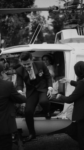 Helikopter Polri Dipakai Pengantin, Tarif Sewanya Rp120 Juta