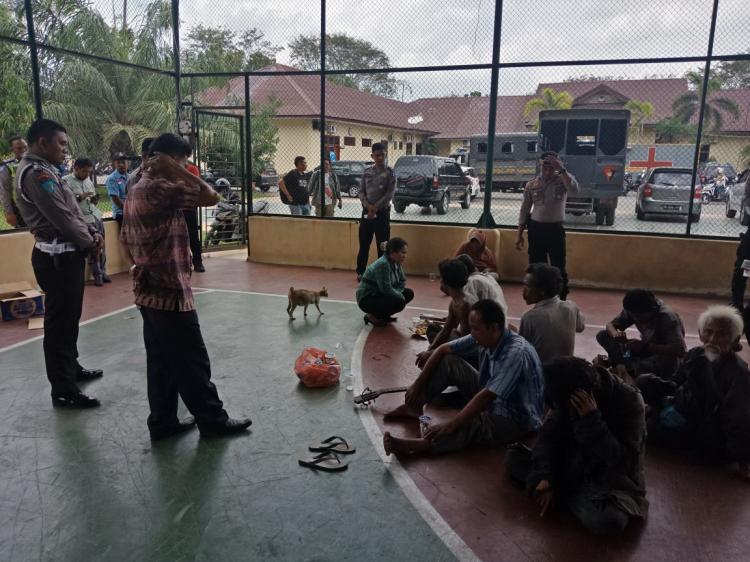 Razia Gepeng, 12 Orang Diamankan di Langkat
