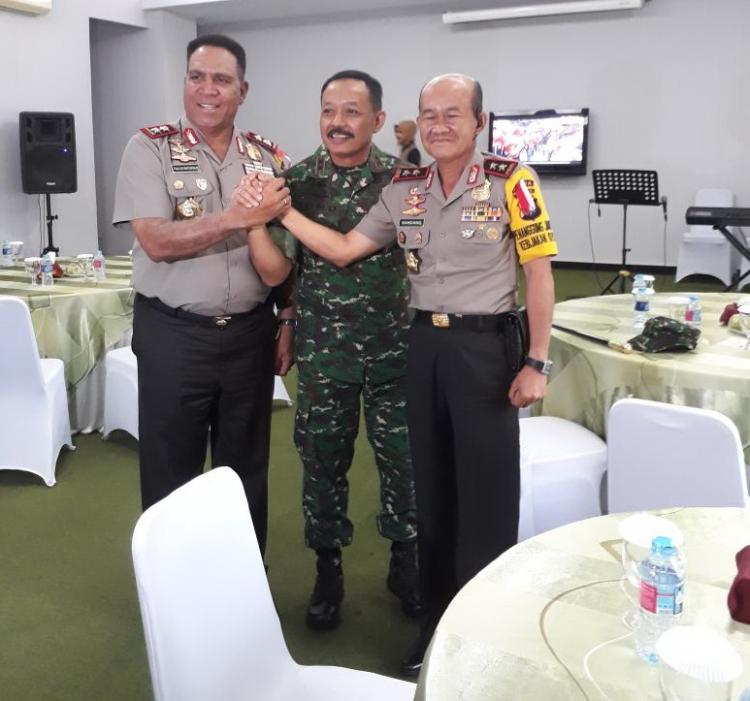 Pangdam I/BB Mayjen TNI Ibnu Triwidodo Sambut Hangat Kunjungan Kapoldasu dan Kapolda Riau 