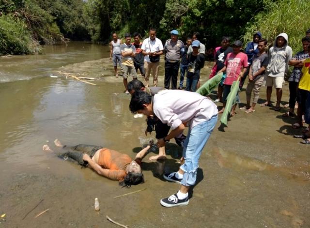 Mayat Wanita Tanpa Identitas di Sungai Belawan, Dievakuasi Polsek Sunggal