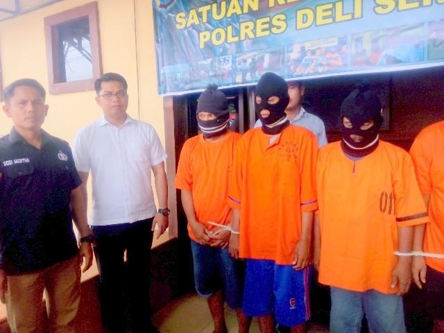 Polres Deli Serdang Amankan 6 Pelaku Curas dan 4 Jurtul Togel