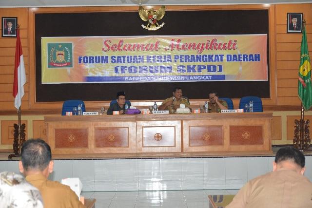 Bupati Langkat: Forum SKPD Mantapkan Musrenbang Kecamatan, Agar APBD 2019 Tepat Sasaran