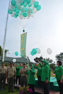 Meriahkan HUT ke-72, Persit Chandra Kirana Gelar Lomba Olahraga dan Seni