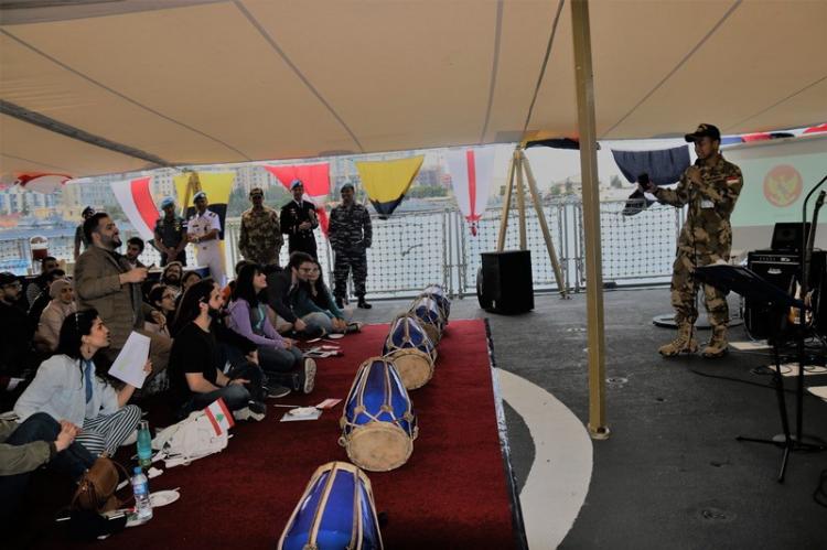Satgas MTF TNI Gelar Open Ship di KRI Usman Harun-359