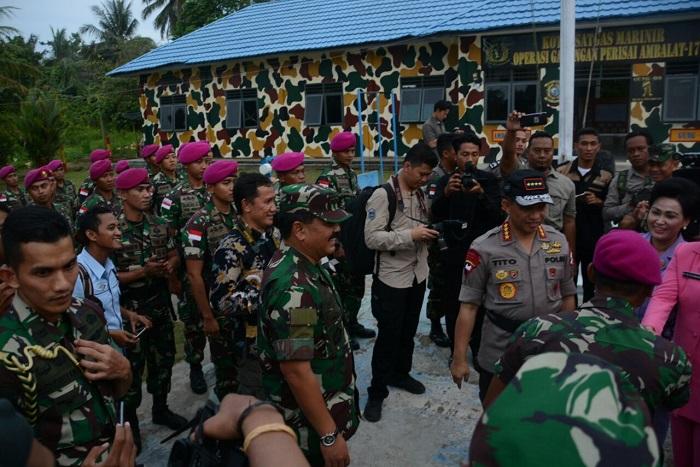 Panglima TNI : Anggota TNI-Polri Tegakkan Kedaulatan di Perbatasan NKRI
