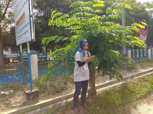 Sebelum Deklarasi Kampanye, Ketua KPU Deliserdang Nyanyikan Lagu Bukti