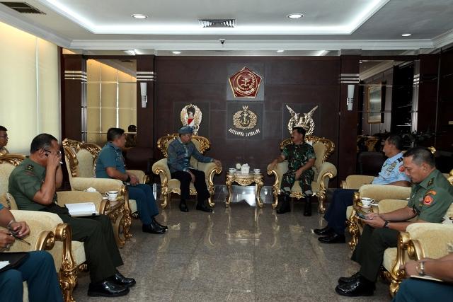Panglima TNI Terima Audiensi Ketua Parisada Hindu Dharma Indonesia