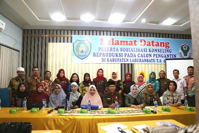 Dinkes Labuhanbatu Sosialisasikan Konseling Reproduksi pada Catin dan SHK