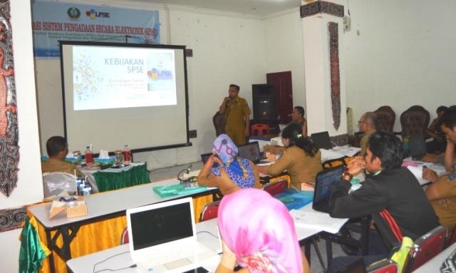 LPSE Kota Sibolga Adakan Sosialisasi dan Bimtek Sistem Pengadaan Secara Elektronik