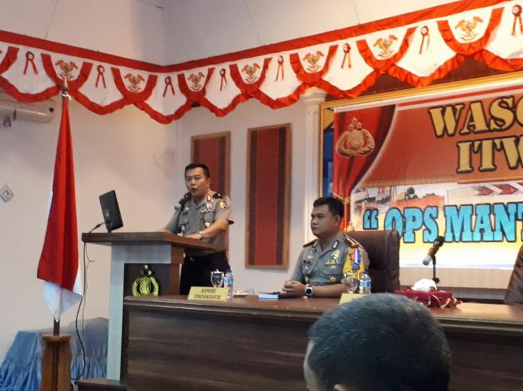 Tim Was Ops Operasi Mantap Praja Kunjungi Polres Simalungun
