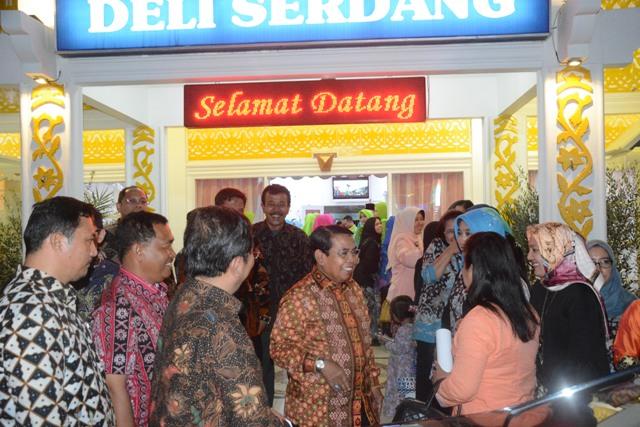 Pembukaan PRSU, Paviliun Deli Serdang Ramai Pengunjung