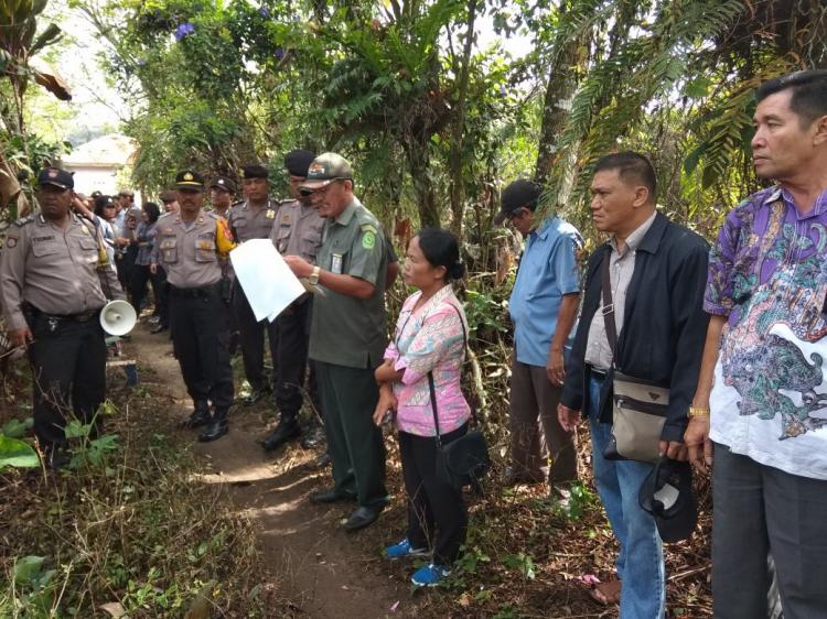 Lahan Seluas 10.200 Meter Persegi di Desa Tambahan Simalungun Dieksekusi