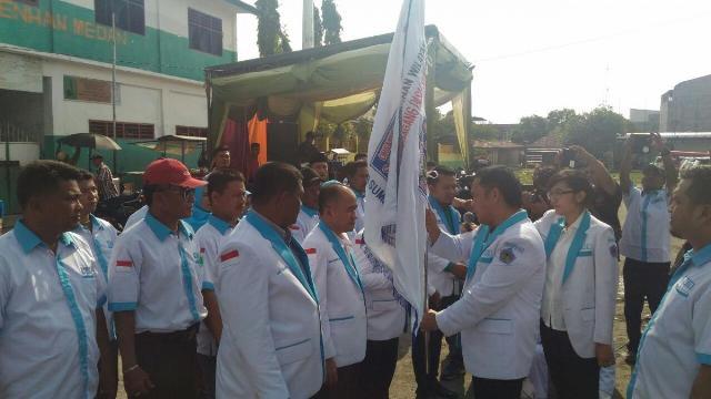 Pengurus Organisasi Pedagang Pasar Medan Utara Dilantik