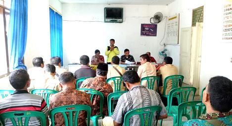Pemdes Sosialisasi Pilkades Serentak Kabupaten Tapteng 2018 di Kecamatan Tapian Nauli