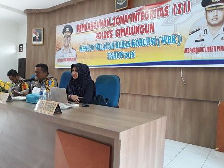 Polres Simalungun Rapat Pembangunan Zona Integritas