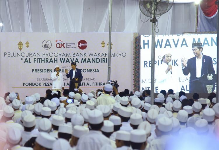Presiden Jokowi Berharap Bank Wakaf Bisa Selesaikan Masalah Yang Tidak Bisa Diselesaikan Perbankan