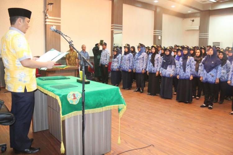 Usai Disumpah, 131 PNS Pemko Medan Ditekankan Tangungjawab Menjalankan Tugas 