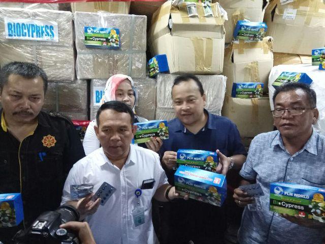Obat Tradisional Herbal Senilai Rp 2,5 Miliar dari Malaysia Diamankan BBPOM Medan