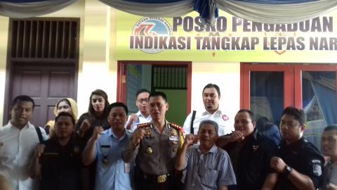 Posko Pengaduan Tangkap Lepas Narkoba Diresmikan Kapolrestabes Medan 