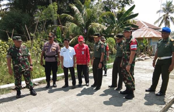 Laksanakan Pengawasan, Brigjen TNI Kunjungi Lokasi TMMD ke-104 Kodim 0208/Asahan