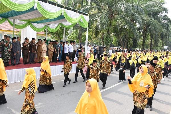 Bupati Lepas Pawai Taaruf dan Buka Pameran MTQ Kabupaten Deli Serdang