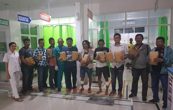 Mau Melarikan Diri, Dua Pengedar Ganja Didor Tim Pegasus Polsek Medan Baru di Jalan Selamat Ketaren