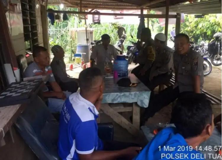 Kapolsek Delitua Temu Ramah dengan Masyarakat
