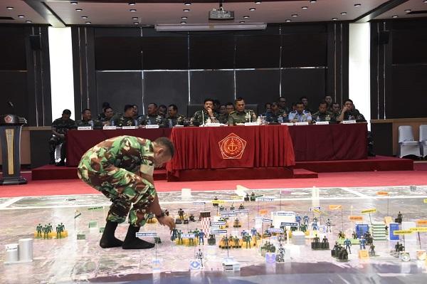 Panglima TNI Pimpin Tactical Floor Game Pengamanan Pemilu 2019