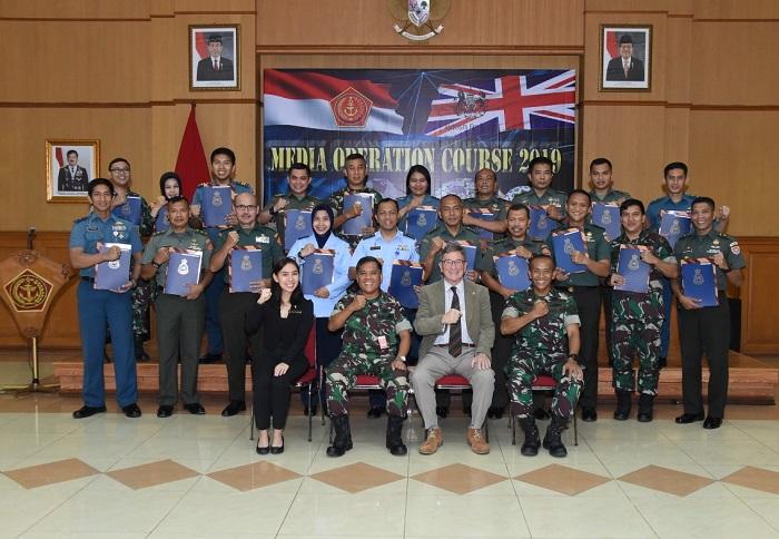 Pelatihan MOC Tempat Berbagi Pengalaman Sinergitas TNI dengan Media