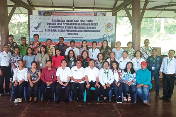 Jaga Kesehatan Sajian Makanan, BPOM Medan Gelar Pembinaan Fasilitator Desa dan Usaha Kecil di Tobasa