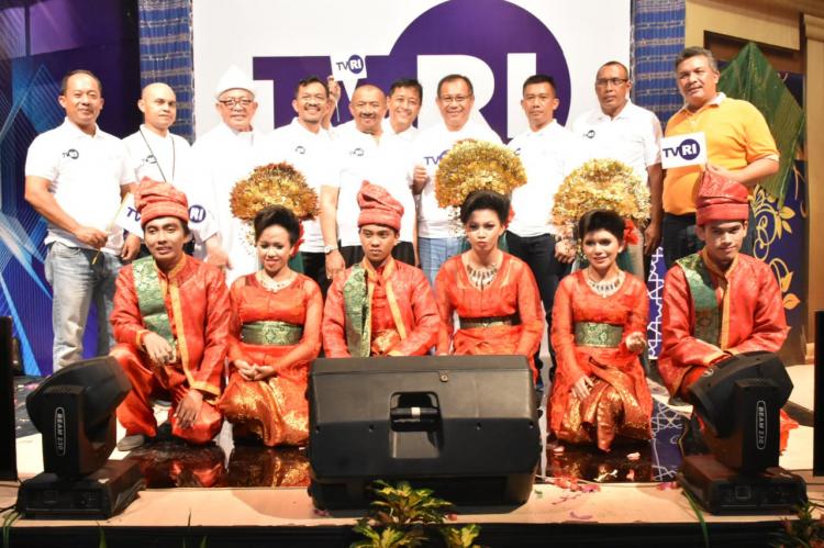 Kapendam I/BB Hadiri Peluncuran Logo Baru TVRI di Medan
