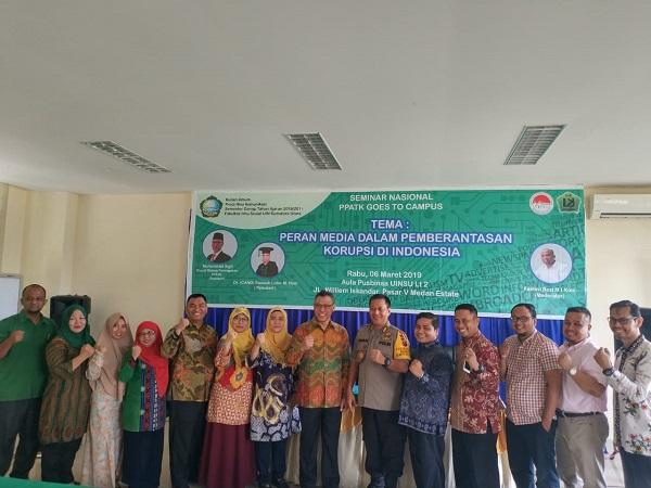 Jadi Pembicara di UINSU, Kabid Humas Poldasu: Medsos Berperan Besar dalam Pencegahan dan Penyelidikan Korupsi
