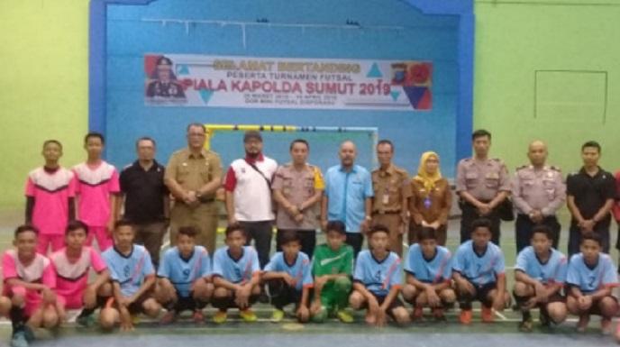 Buka Turnamen Futsal Kapoldasu Cup 2019, Kapolres Binjai: Jarang Curang dan Junjung Tinggi Sprotifitas
