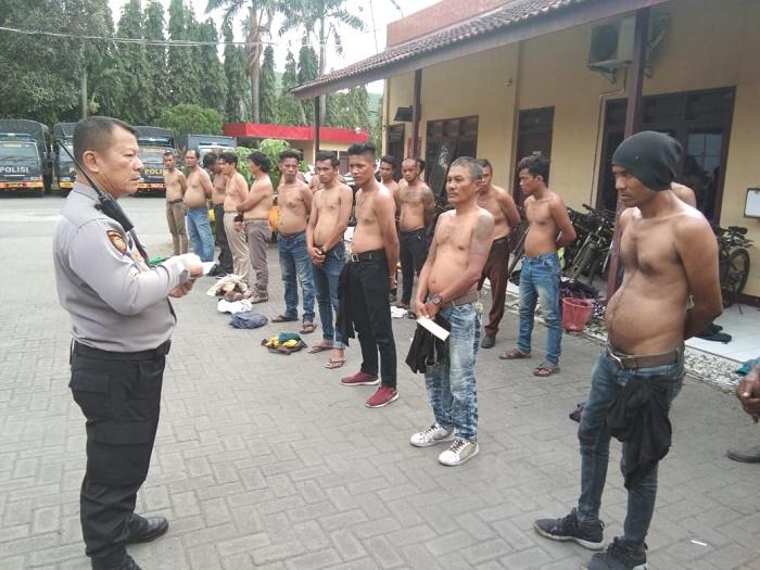 Polrestabes Medan Tangkap 25 Preman dari Kawasan MMTC, Pasar Bulan dan Centre Point