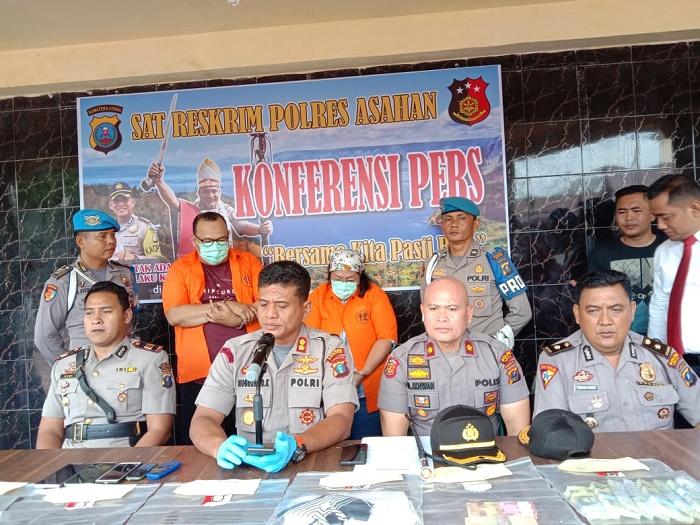Tim Jatanras Polres Asahan Ringkus Pelaku Penipuan Mata Uang Asing Sindikat Nasional